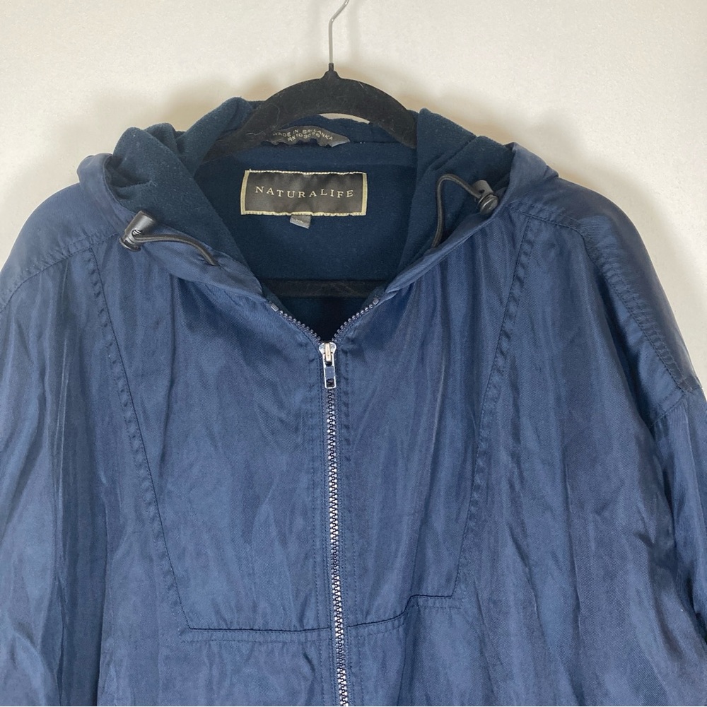 NATURAL LIFE Blue Hooded Jacket - Picture 15 of 16